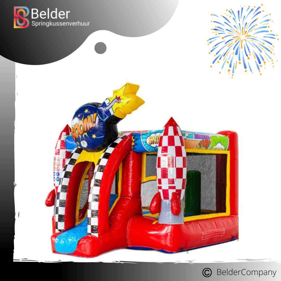Raket springkussen huren
